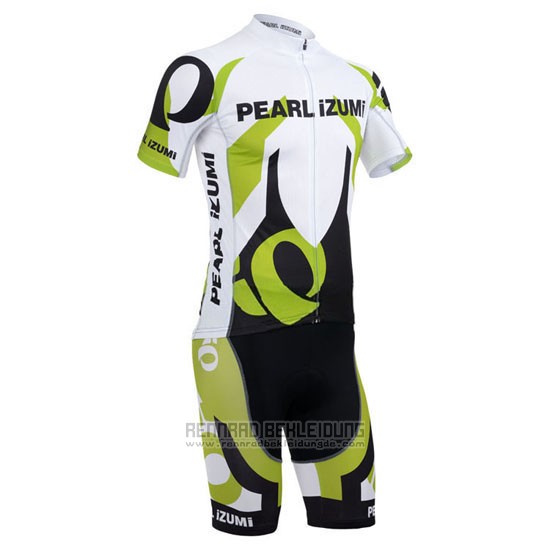 2013 Fahrradbekleidung Pearl Izumi Wei und Grun Trikot Kurzarm und Tragerhose - zum Schließen ins Bild klicken